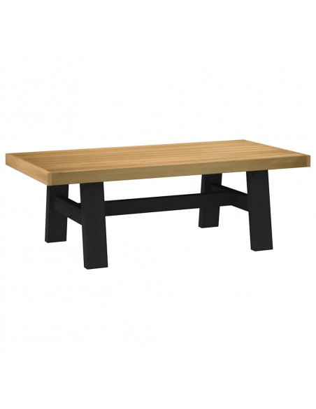 Tavolino NOAIN Gambe a Forma di A 120x60x40cm in Legno Massello
