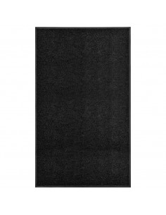 Zerbino Lavabile Nero 90x150 cm