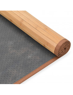 Tappeto in Bambù 80x300 cm Marrone