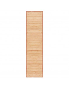 Tappeto in Bambù 80x300 cm Marrone 2