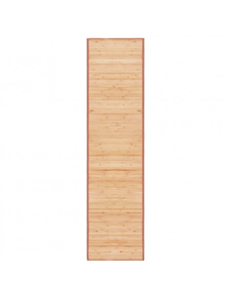 Tappeto in Bambù 80x300 cm Marrone