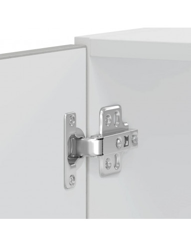 Armadi Forno 2 pz Porto Grigio Cemento in Legno Multistrato