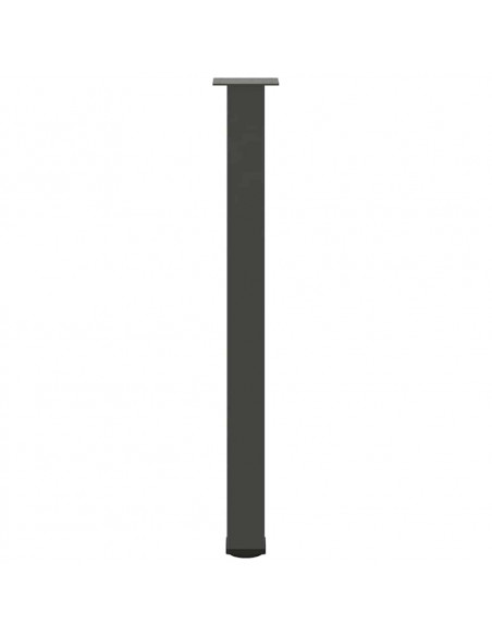 Gambe per Tavolino 4 pz Antracite 100-102 cm in Acciaio