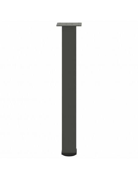 Gambe per Tavolino 4 pz Antracite 72-74 cm in Acciaio