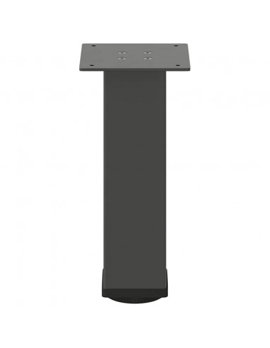 Gambe per Tavolino 4 pz Antracite 42-44 cm in Acciaio