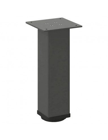 Gambe per Tavolino 4 pz Antracite 30-32 cm Acciaio