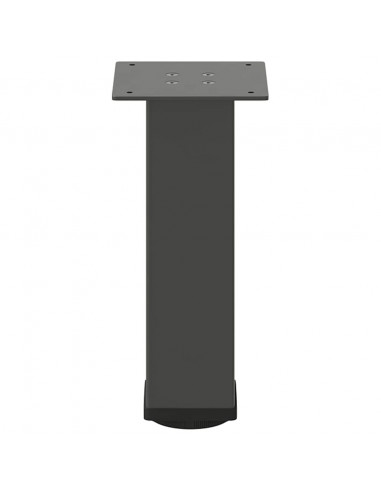 Gambe per Tavolino 4 pz Antracite 30-32 cm Acciaio