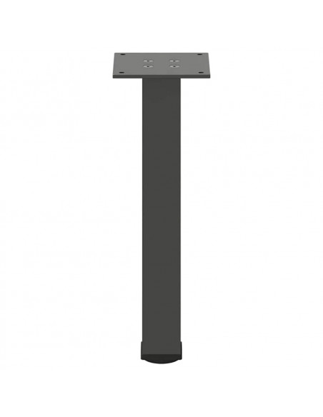 Gambe per tavolino 4 pz Antracite 30-32 cm Acciaio