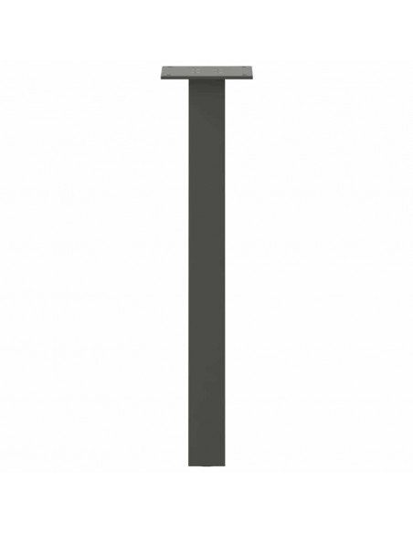 Gambe per Tavolino 4 pz Antracite 30 cm in Acciaio