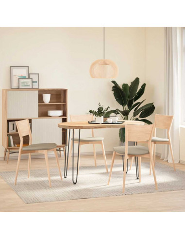 Gambe Tavolo a Forcina 4 pz Antracite 72 cm Acciaio Massiccio