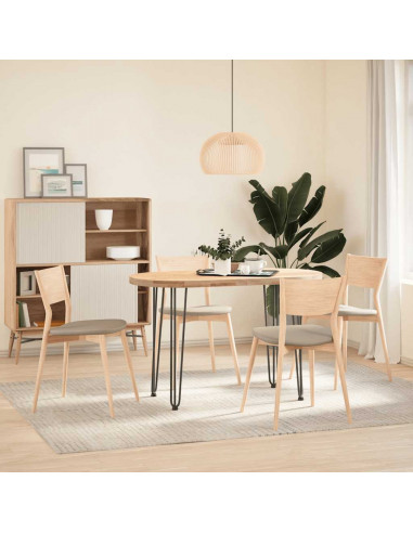 Gambe Tavolo a Forcina 4 pz Antracite 72 cm Acciaio Massiccio