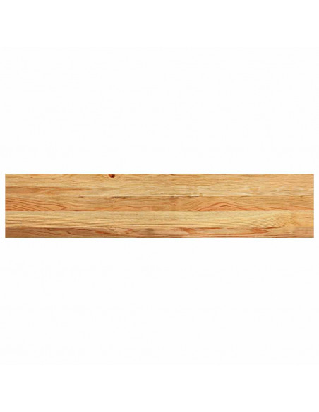 Gradini 2 pz Marrone Chiaro 120x25x2 cm Legno Massello Rovere