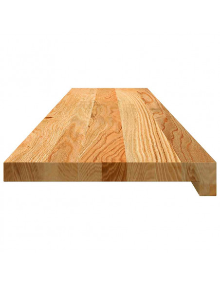 Gradini 2 pz Marrone Chiaro 120x25x2 cm Legno Massello Rovere