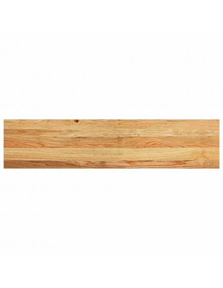 Gradini 2 pz Marrone Chiaro 110x25x2 cm Legno Massello Rovere