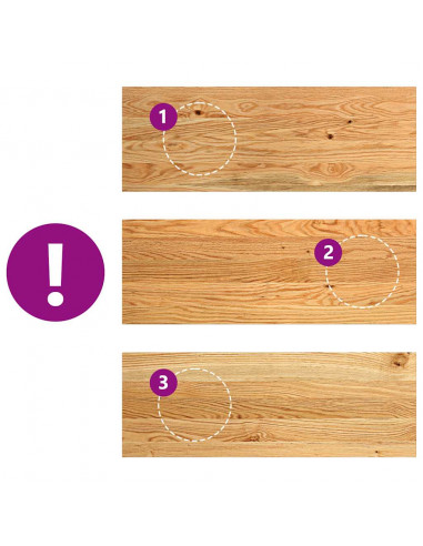 Gradini 20 pz Marrone Chiaro 70x25x2 cm Legno Massello Rovere