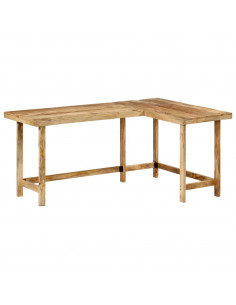 Scrivania 165x110x75 cm in Legno Massello di Mango