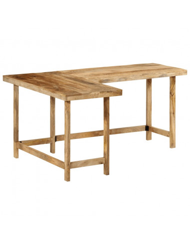 Scrivania 165x110x75 cm in Legno Massello di Mango