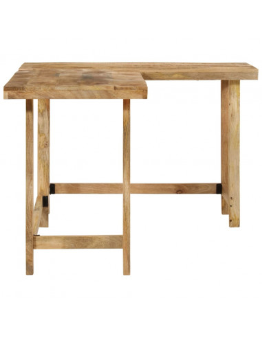 Scrivania 165x110x75 cm in Legno Massello di Mango