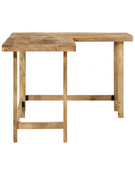 Scrivania 165x110x75 cm in Legno Massello di Mango