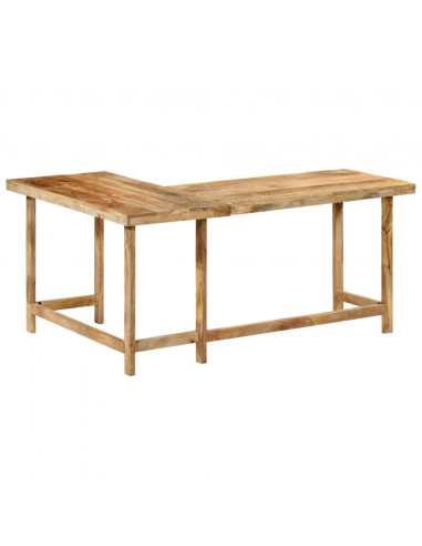 Scrivania 165x110x75 cm in Legno Massello di Mango