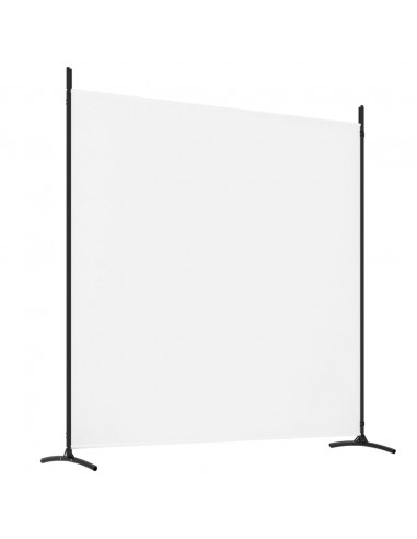 Divisorio a 4 Pannelli Bianco 698x180 cm Tessuto