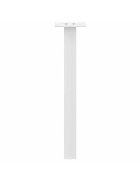 Gambe per Tavolino 4 pz Bianco 30 cm in Acciaio