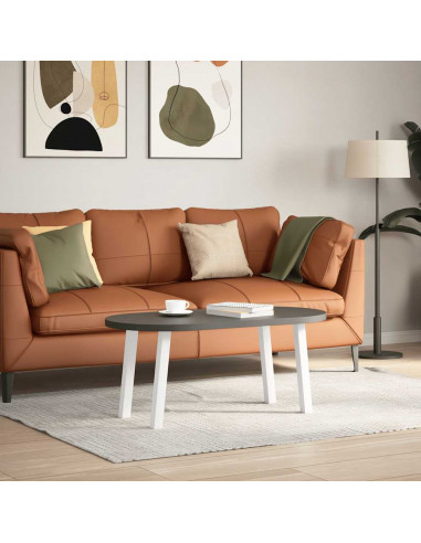 Gambe per Tavolino 4 pz Bianco 42 cm in Acciaio