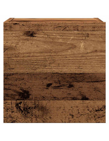 Armadietti TV Montati a Parete Legno Antico 30,5x30x30 cm