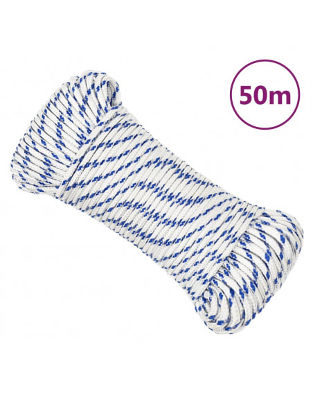Corda Nautica Bianca 4 mm 50 m in Polipropilene