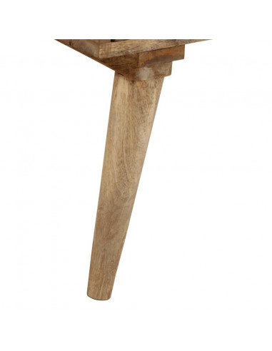 Credenza 110x30x70 cm in Legno Massello di Mango