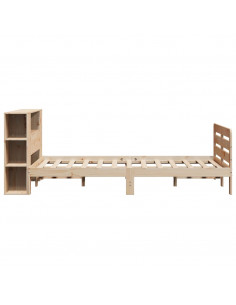 Giroletto senza Materasso 120x200 cm in Legno Massello di Pino