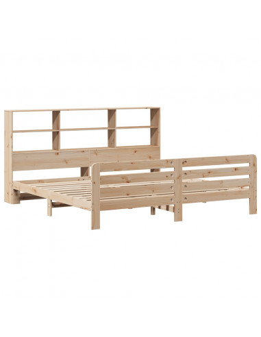 Giroletto senza Materasso 180x200 cm in Legno Massello di Pino