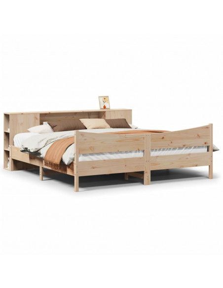 Giroletto senza Materasso 180x200 cm in Legno Massello di Pino