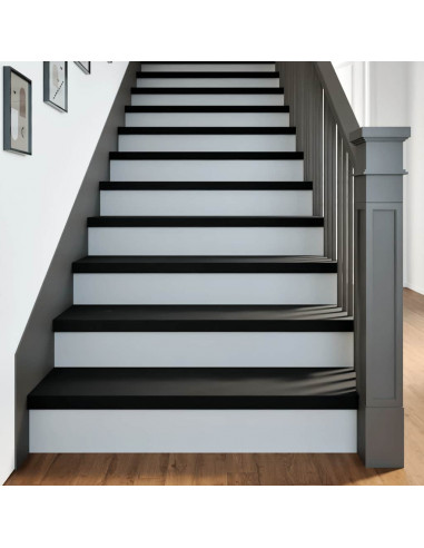 Gradini 20 pz Marrone Scuro 90x25x2 cm Legno Massello Rovere