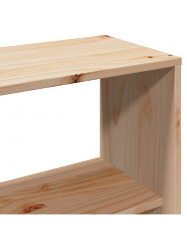 Letto Libreria senza Materasso 160x200 cm in Legno Massello