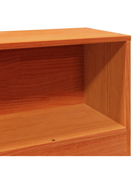 Letto senza Materasso Marrone Cera 75x190 cm in Legno di Pino