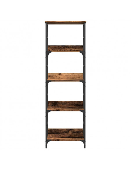 Libreria Legno Antico 50x33x153 cm in Legno Multistrato