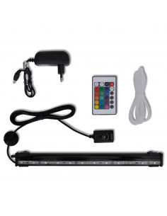 Luce LED Acquario Sommergibile con Bolle RGB 32 cm