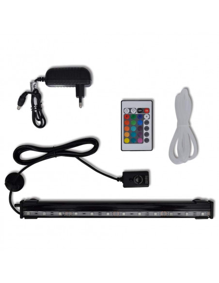 Luce LED Acquario Sommergibile con Bolle RGB 32 cm