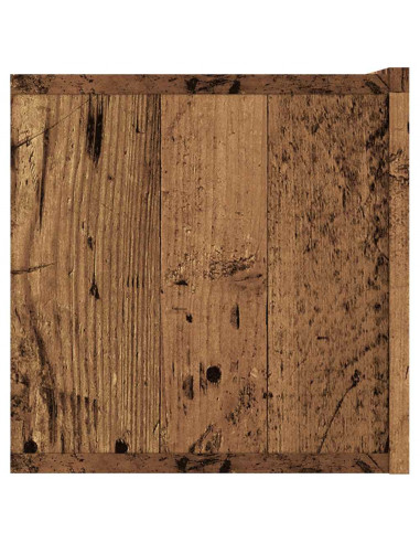 Mobile TV a Parete Legno Antico 120x30x30 cm in Truciolato