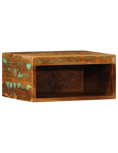 Mobile TV a Parete 40x30x19 cm in Legno Massello di Recupero