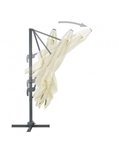 Ombrellone da Giardino con Base Portatile Sabbia