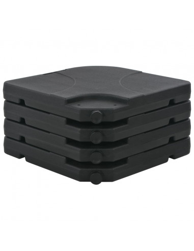 Ombrellone da Esterni con Base Portatile Antracite