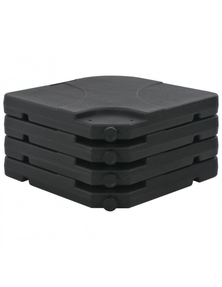 Ombrellone da Esterni con Base Portatile Antracite