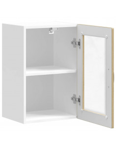 Pensile da Cucina con Porta in Vetro Porto Rovere Sonoma