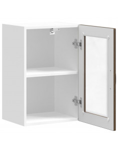 Pensile da Cucina con Porta in Vetro Porto Rovere Marrone