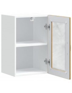 Pensile da Cucina con Porta in Vetro Porto Rovere Artigianale