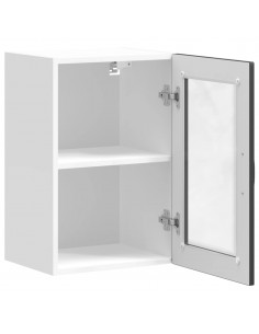 Pensile da Cucina con Porta in Vetro Porto Nero