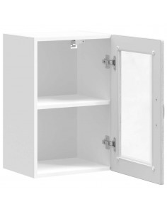 Pensile da Cucina con Porta in Vetro Porto Grigio Sonoma