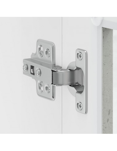 Pensile da Cucina con Porta in Vetro Porto Grigio Cemento